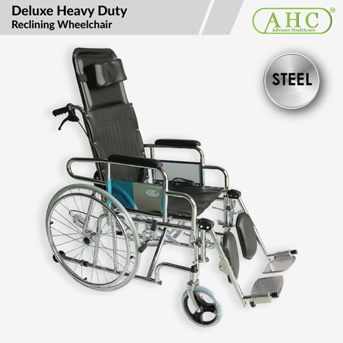 Deluxe Heavy Duty Reclining Wheelchair - WC903-46/51