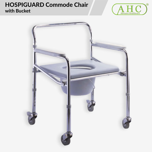 HOSPIGUARD Commode Chair with Bucket (MY06971-W)