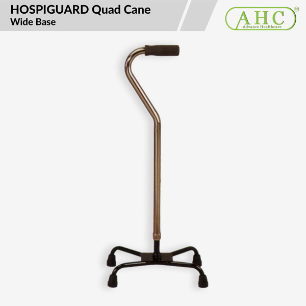 HOSPIGUARD Quad Cane Wide Base (MY09441-W)